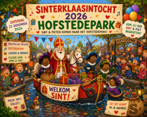 Zondag 22 november 2026 – Sinterklaas bezoekt Vroondaal Hofstedepark